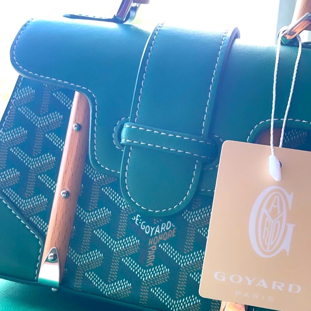Mini Goyard Saigon in green!